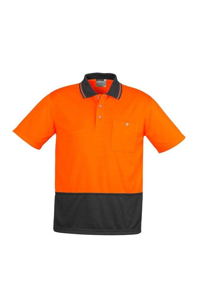  Syzmik Unisex Hi Vis Basic Spliced Polo - Short Sleeve - ZH231 | Syzmik | Fashion Biz Online