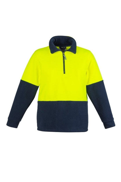  Syzmik Unisex Hi Vis Half Zip Polar Fleece Jumper ZT460 | Syzmik | Fashion Biz Online