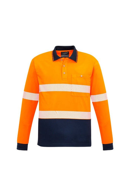  Syzmik Unisex Hi Vis Segmented L/S Polo - Hoop Taped - ZH530 | Syzmik | Fashion Biz Online