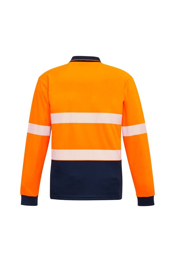  Syzmik Unisex Hi Vis Segmented L/S Polo - Hoop Taped - ZH530 | Syzmik | Fashion Biz Online