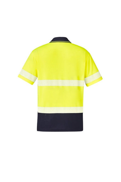  Syzmik Unisex Hi Vis Segmented S/S Polo - Hoop Taped - ZH535 | Syzmik | Fashion Biz Online