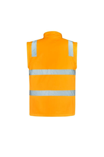  Syzmik Unisex Hi Vis Vic Rail 2 in 1 Softshell Jacket - ZJ780 | Syzmik | Fashion Biz Online