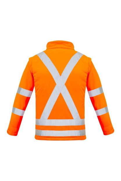  Syzmik Womens Hi Vis Rail X Back 2 in 1 Softshell Jacket - ZJ770 | Syzmik | Fashion Biz Online