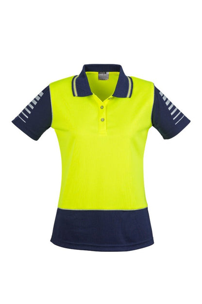  Syzmik Womens Hi Vis Zone Polo - ZHL236 | Syzmik | Fashion Biz Online