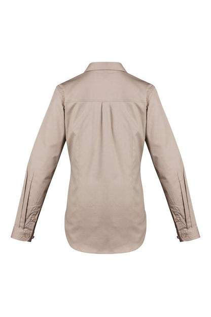  Syzmik Womens Lightweight Tradie Long Sleeve Shirt ZWL121 | Syzmik | Fashion Biz Online