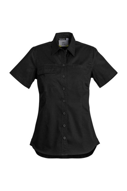  Syzmik Womens Lightweight Tradie Short Sleeve Shirt ZWL120 | Syzmik | Fashion Biz Online