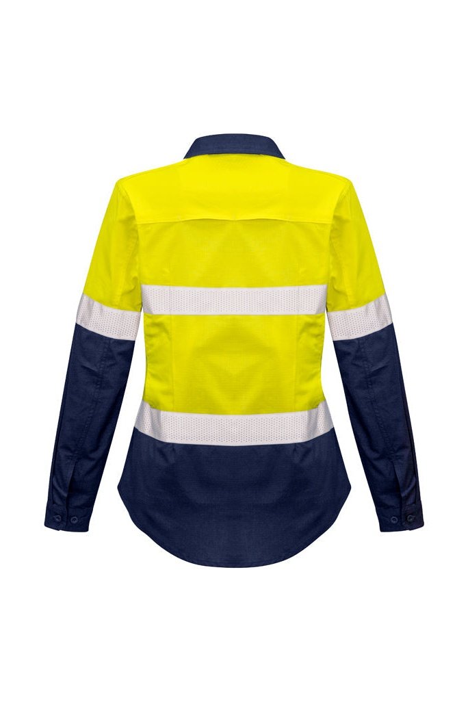  Syzmik Womens Rugged Cooling Taped Hi Vis Spliced Shirt ZW720 | Syzmik | Fashion Biz Online